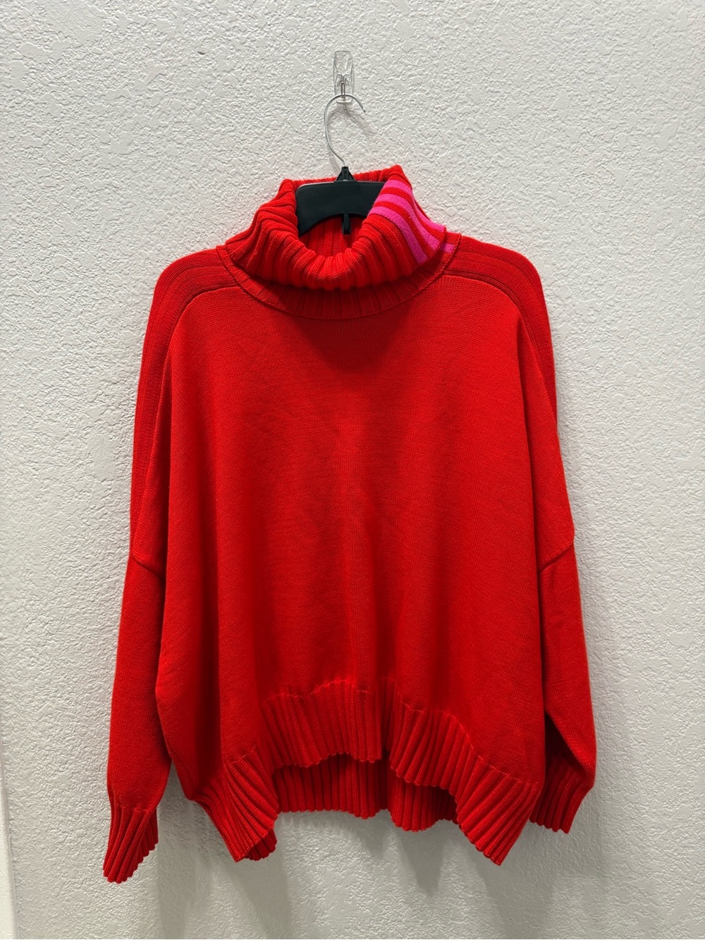 NWT Adidas X Ivy Park Cropped Oversized Turtleneck SweaterRed Pink Beyoncé 4XL